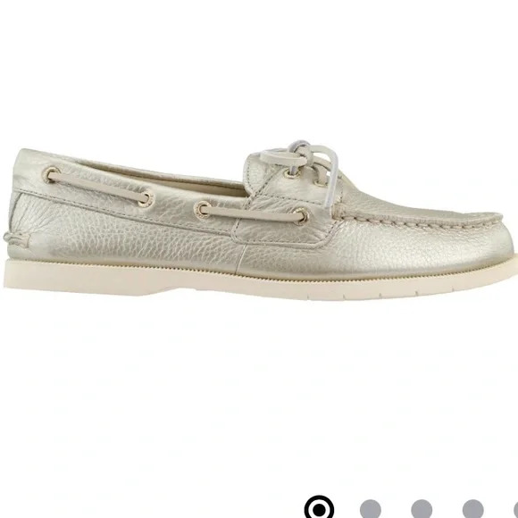 Sperry metallic boat shoes deals